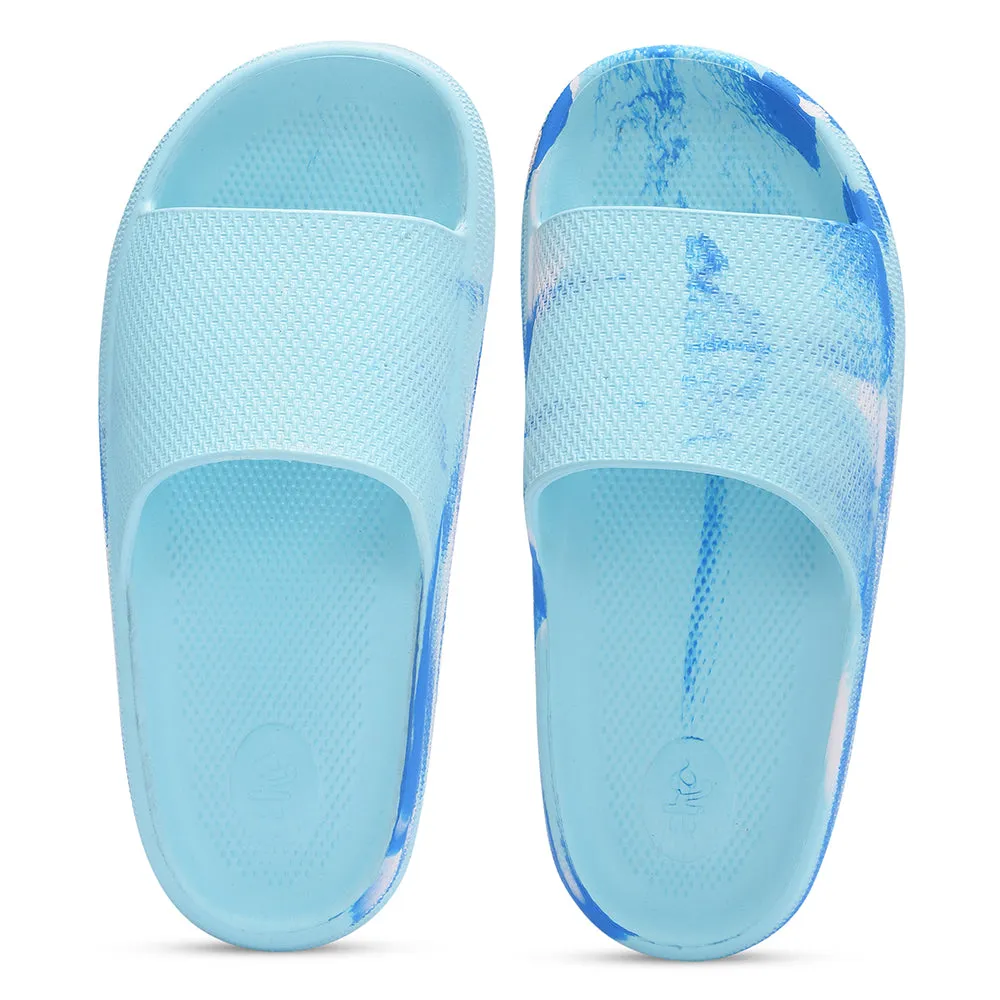 A-HA Bequeme Blaue Slides Für Damen COMFYWALK5 Von Liberty