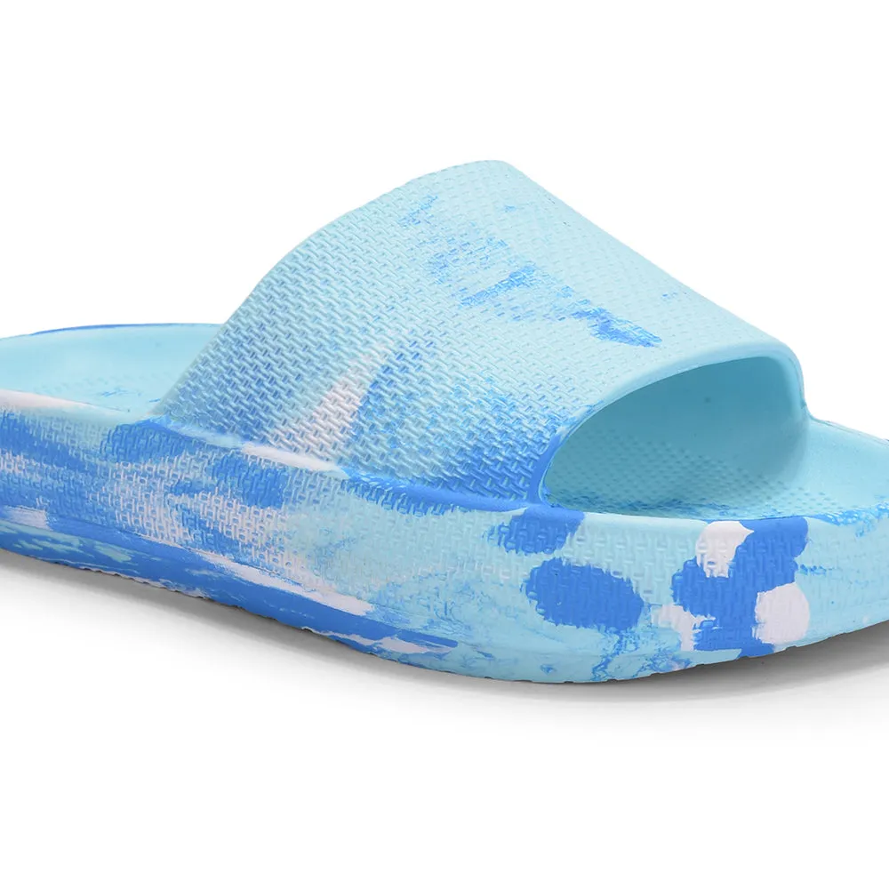 A-HA Bequeme Blaue Slides Für Damen COMFYWALK5 Von Liberty