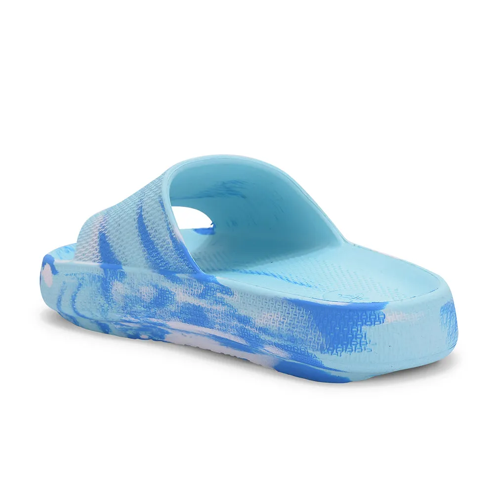 A-HA Bequeme Blaue Slides Für Damen COMFYWALK5 Von Liberty