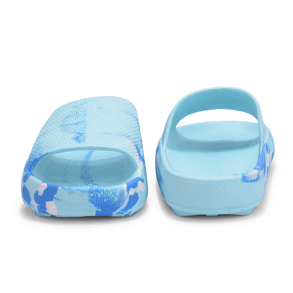 A-HA Bequeme Blaue Slides Für Damen COMFYWALK5 Von Liberty