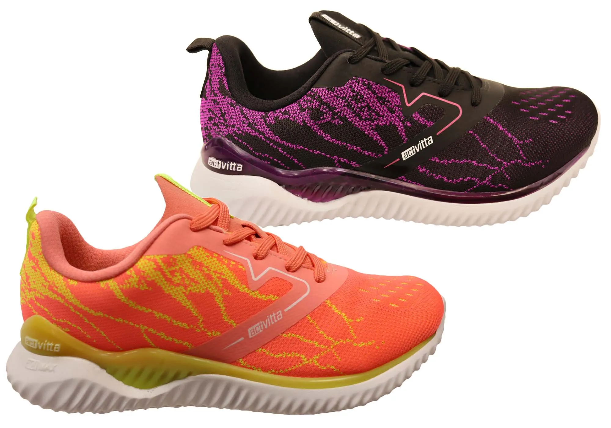 Actvitta Meena Damen Bequeme Gepolsterte Schnürschuhe für aktive Frauen Actvitta Schuhe