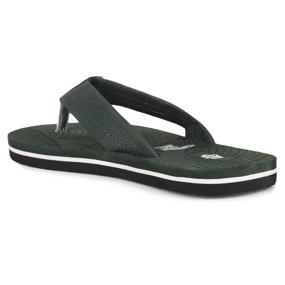 AHA Casual Olivegrüne Flip-Flops Für Männer ORTHO-20 Von Liberty
