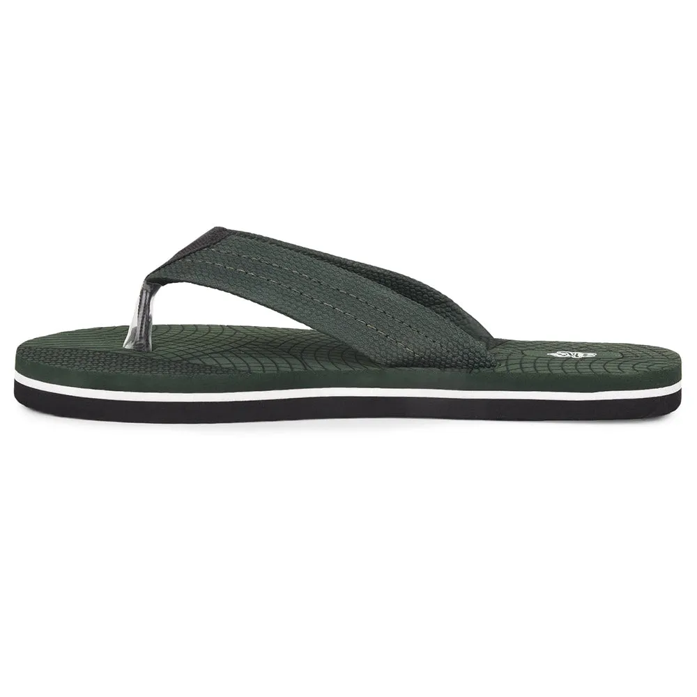 AHA Casual Olivegrüne Flip-Flops Für Männer ORTHO-20 Von Liberty