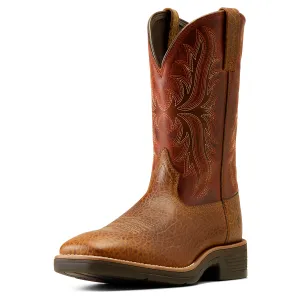 Ariat Herren Ridgeback Stiefel Braun Bullenprägung/Orange Rost Ariat Schuhe