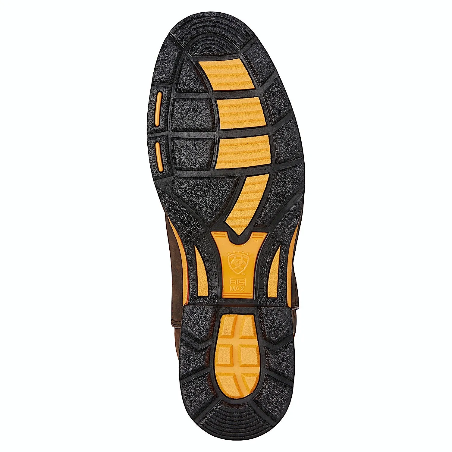 Ariat Herren Workhog Schlupfstiefel mit Composite-Kappe, geölt, verwittertes Braun