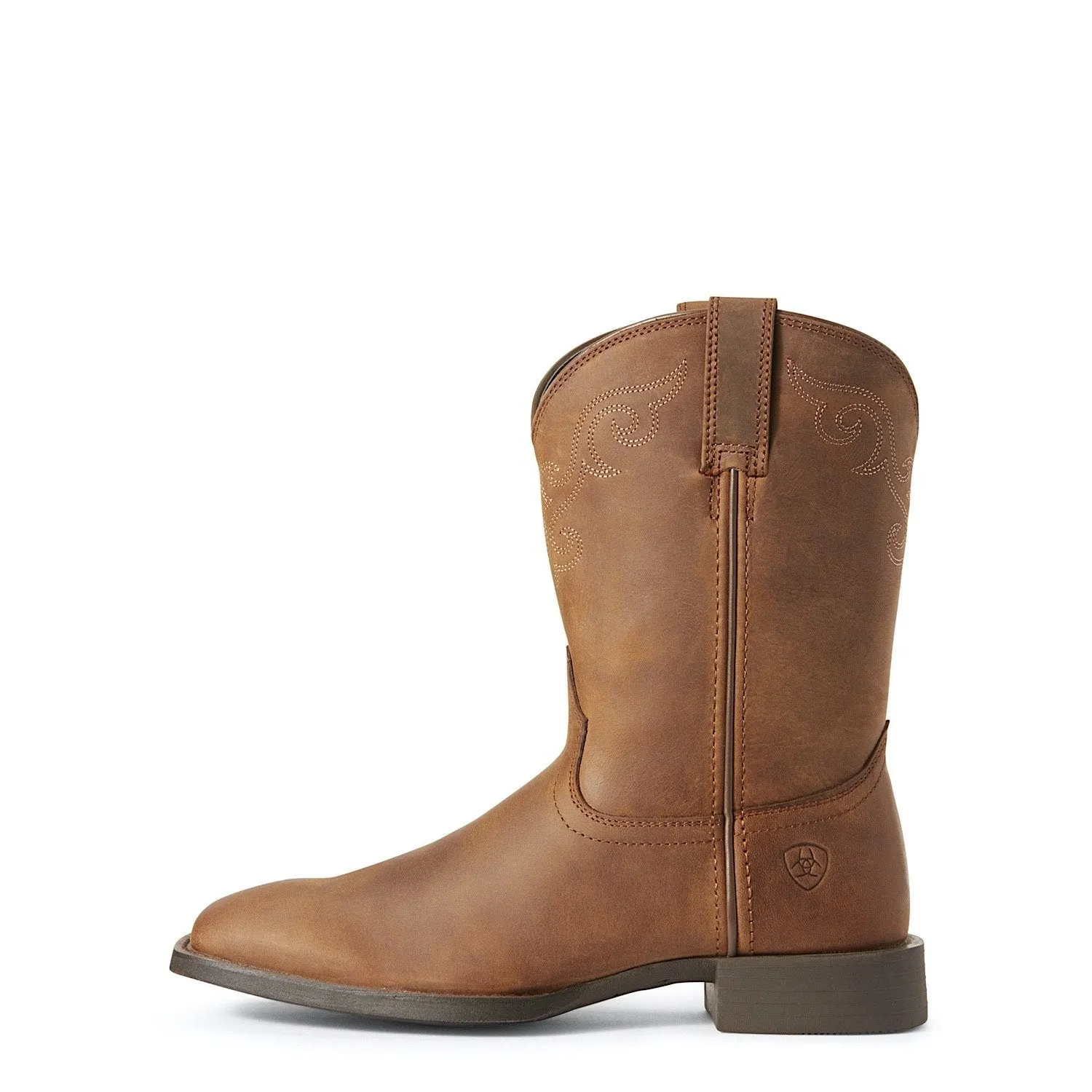 Ariat Damen Roper Breite Quadratische Zehe Vintage Braun Ariat Schuhe