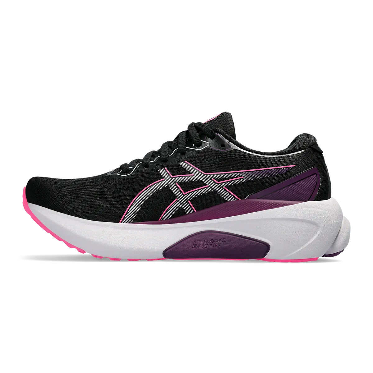 Asics Gel Kayano 30 - Schwarz - Lila Akzent