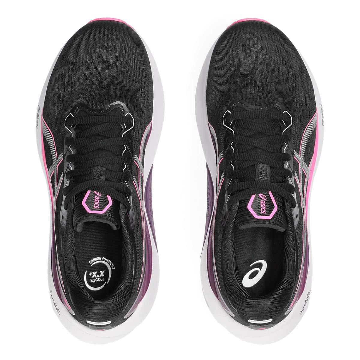 Asics Gel Kayano 30 - Schwarz - Lila Akzent
