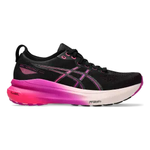 Asics Gel Kayano 31 - Schwarz - Knalliges Magenta