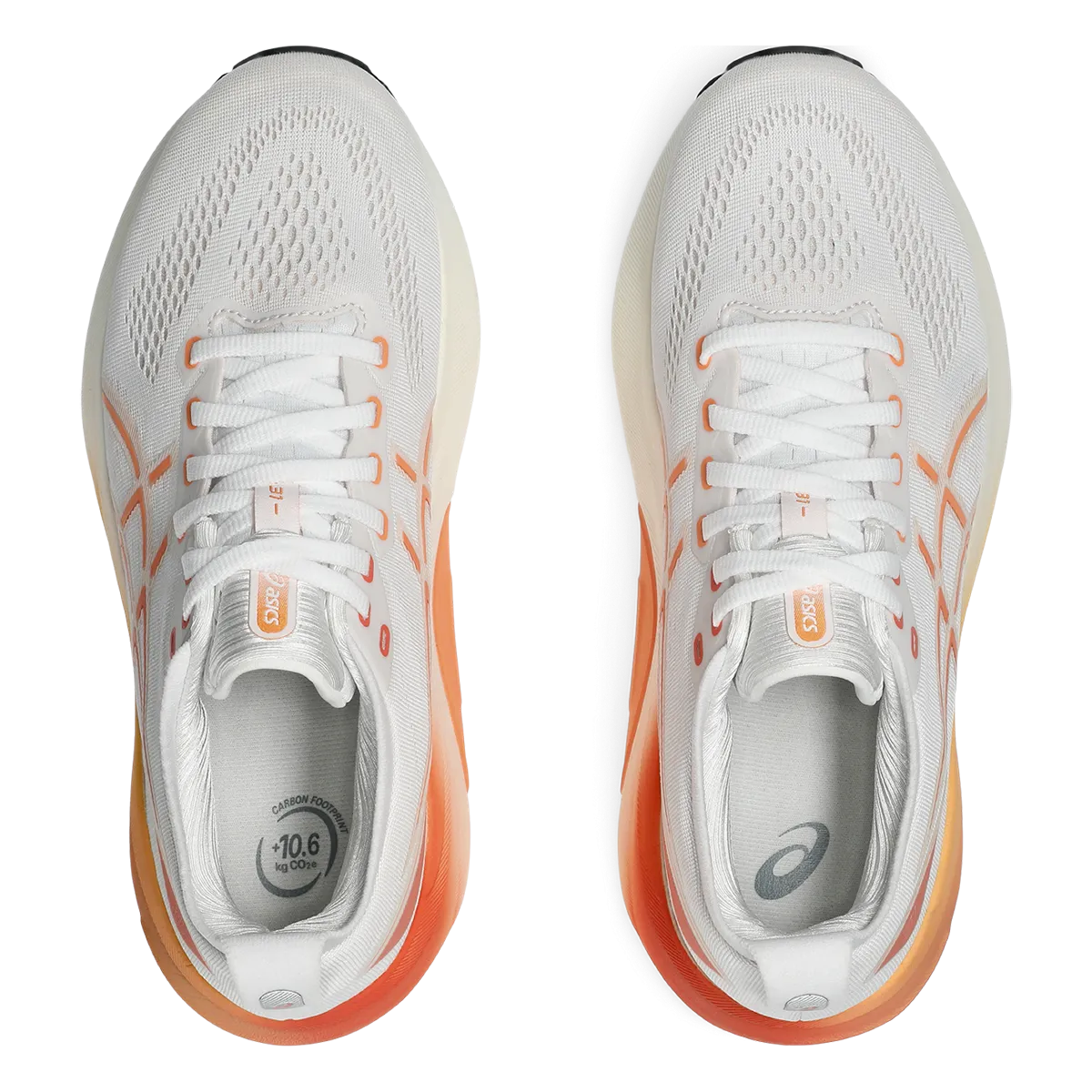 Asics Gel Kayano 31 - Weiß - Verblasstes Orange