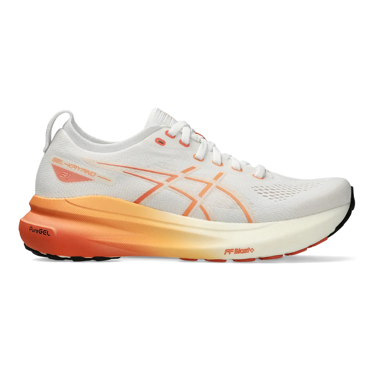Asics Gel Kayano 31 - Weiß - Verblasstes Orange
