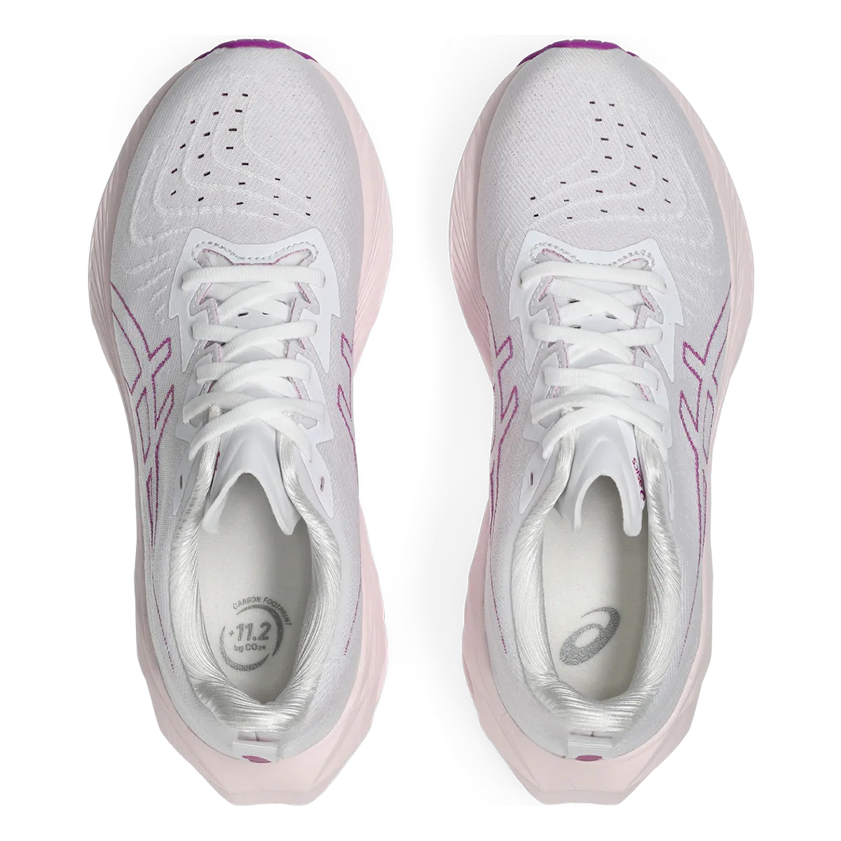 Asics Novablast 4 - Weiß - Beruhigendes Meer