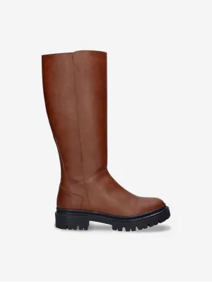 Aurora Damen-Stiefel aus veganem Leder | Braun