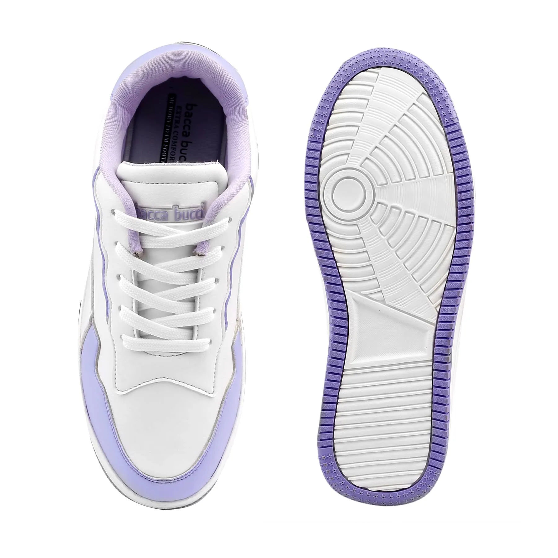 Bacca Bucci INFINITY Low Top Flache Sohle Mode Damen Sneakers