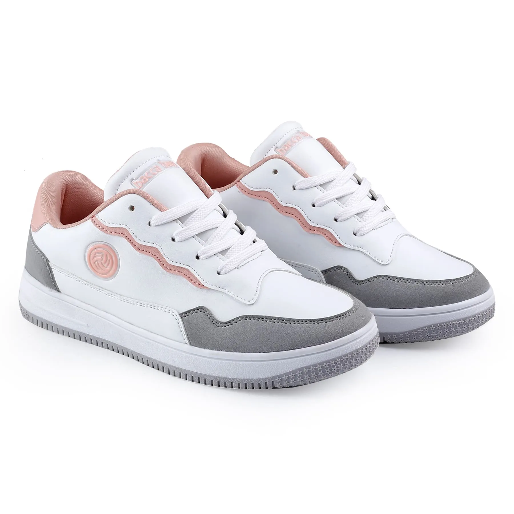 Bacca Bucci INFINITY Low Top Flache Sohle Mode Damen Sneakers