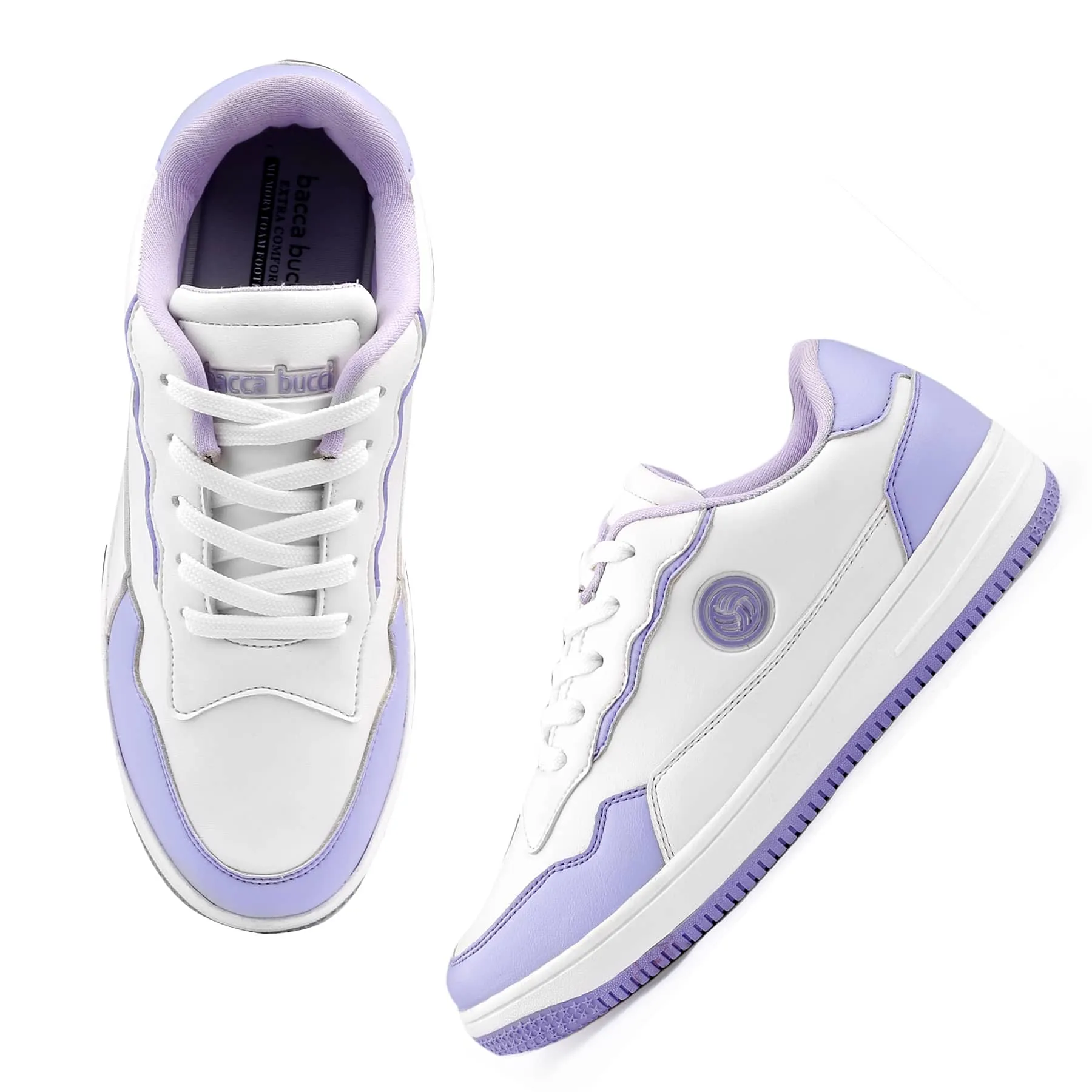 Bacca Bucci INFINITY Low Top Flache Sohle Mode Damen Sneakers