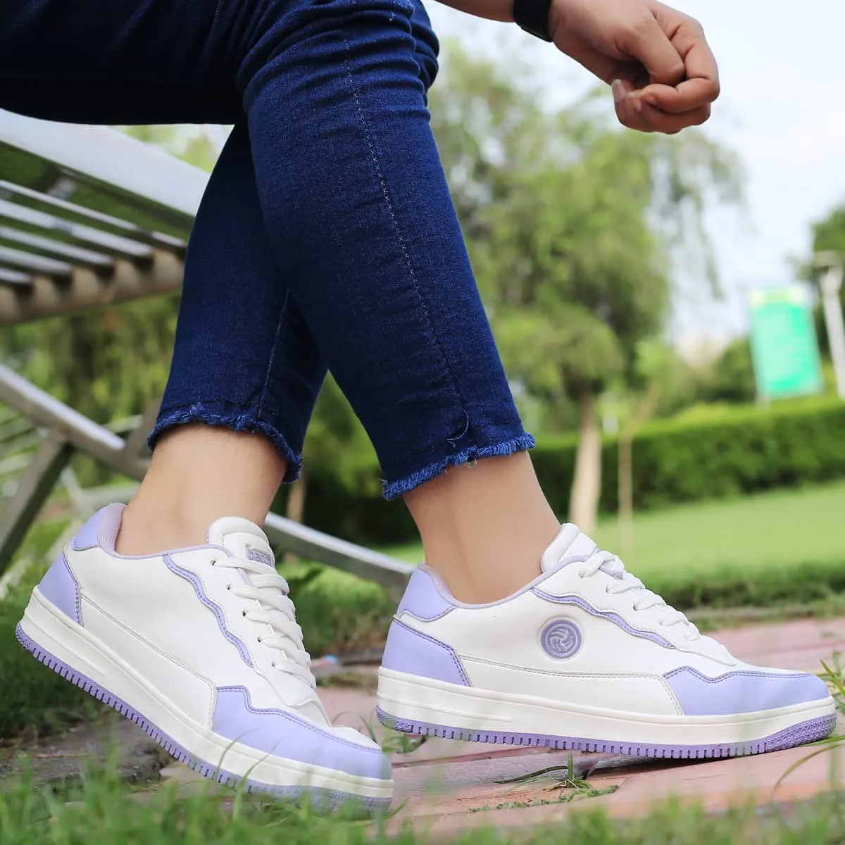Bacca Bucci INFINITY Low Top Flache Sohle Mode Damen Sneakers