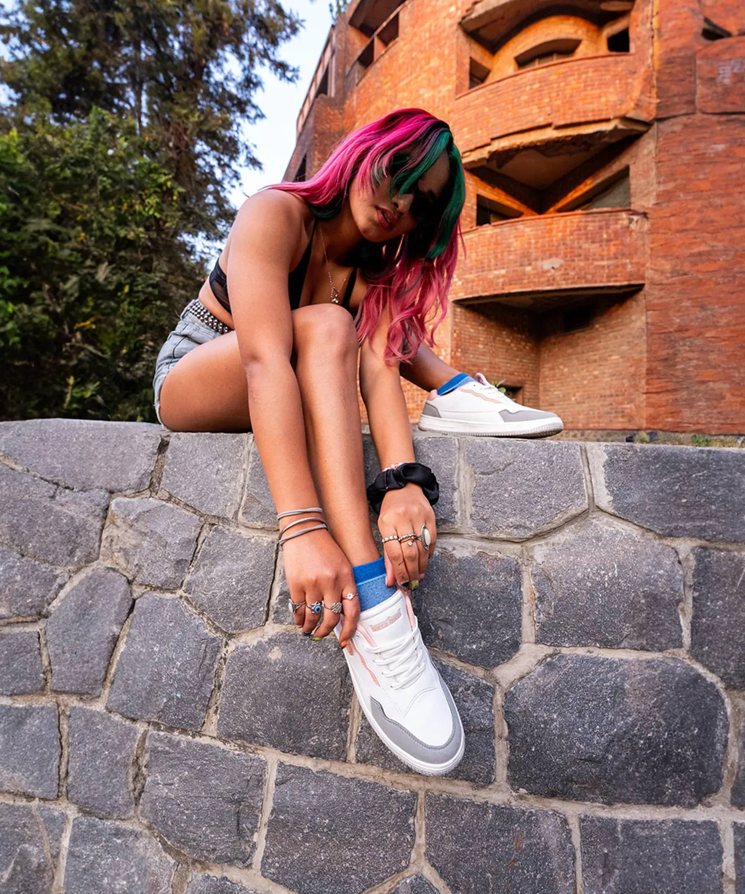 Bacca Bucci INFINITY Low Top Flache Sohle Mode Damen Sneakers