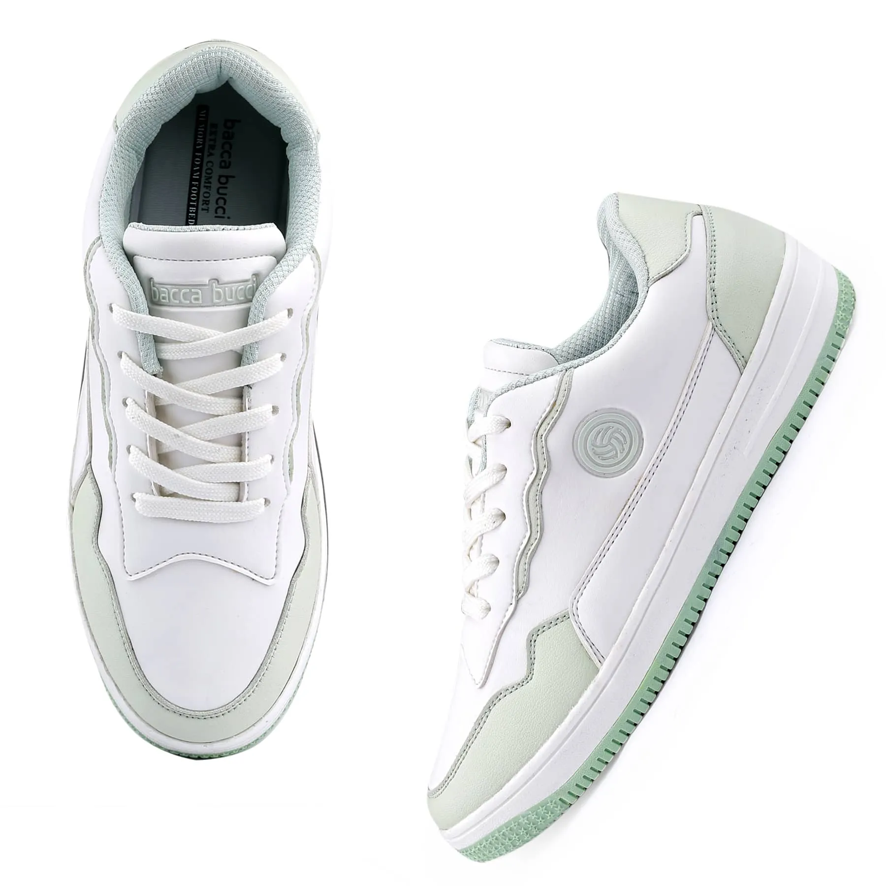 Bacca Bucci INFINITY Low Top Flache Sohle Mode Damen Sneakers