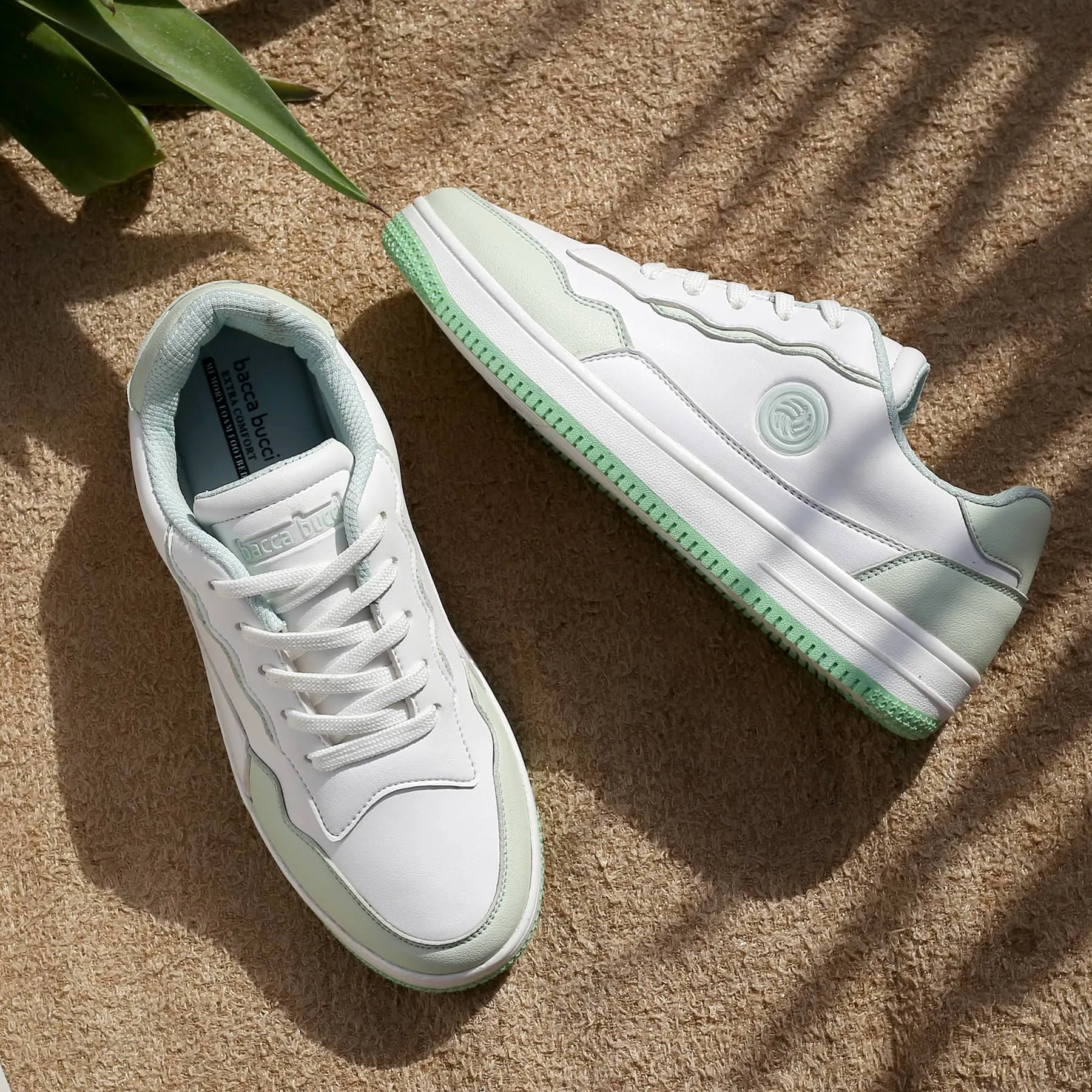 Bacca Bucci INFINITY Low Top Flache Sohle Mode Damen Sneakers