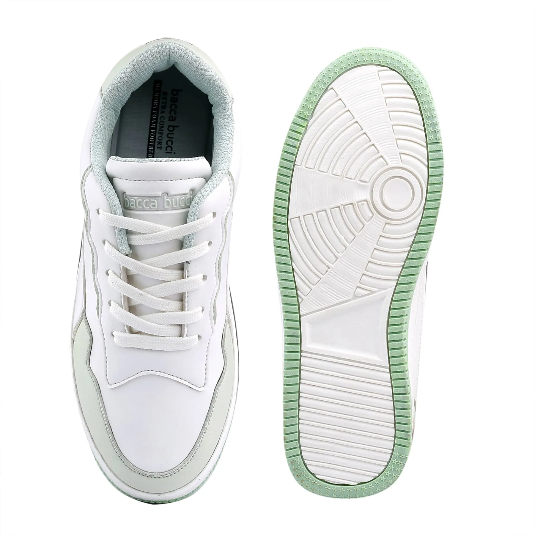 Bacca Bucci INFINITY Low Top Flache Sohle Mode Damen Sneakers