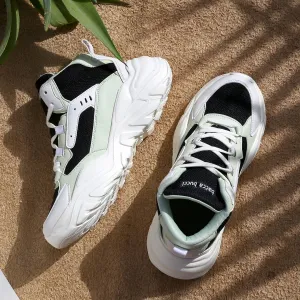 Bacca Bucci NYRA Mid-top Plateau-Mode-Sneaker für Damen | StreetWear Chunky Sneakers