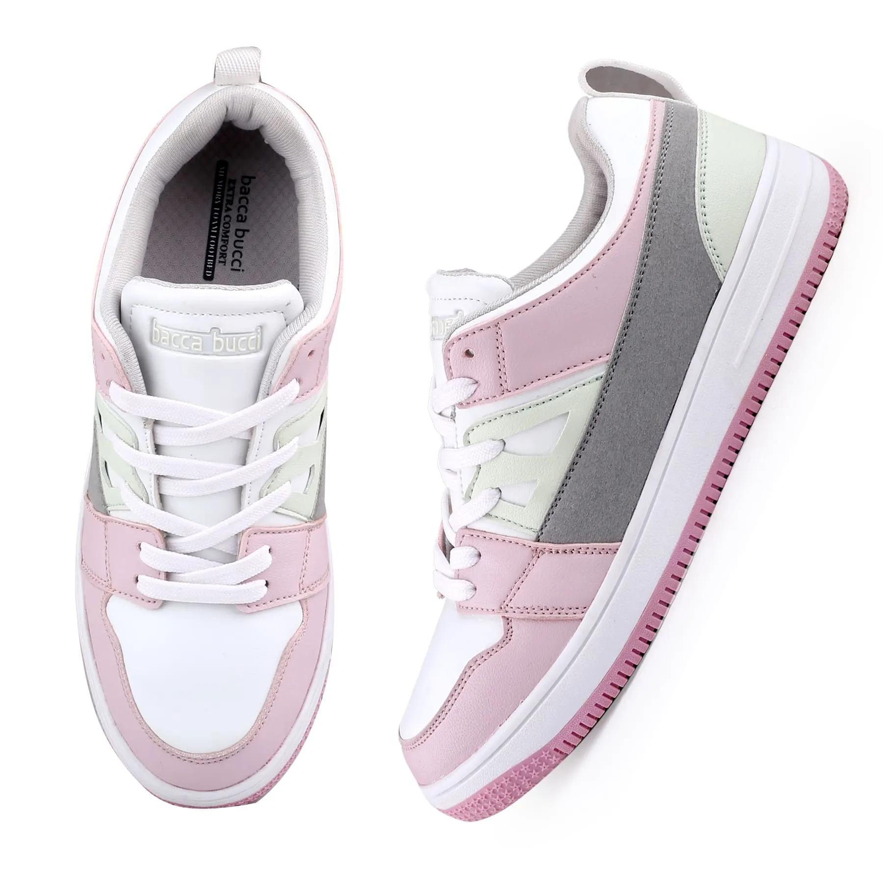 Bacca Bucci SERENITY Low-Top Sneaker mit flacher Sohle für Damen