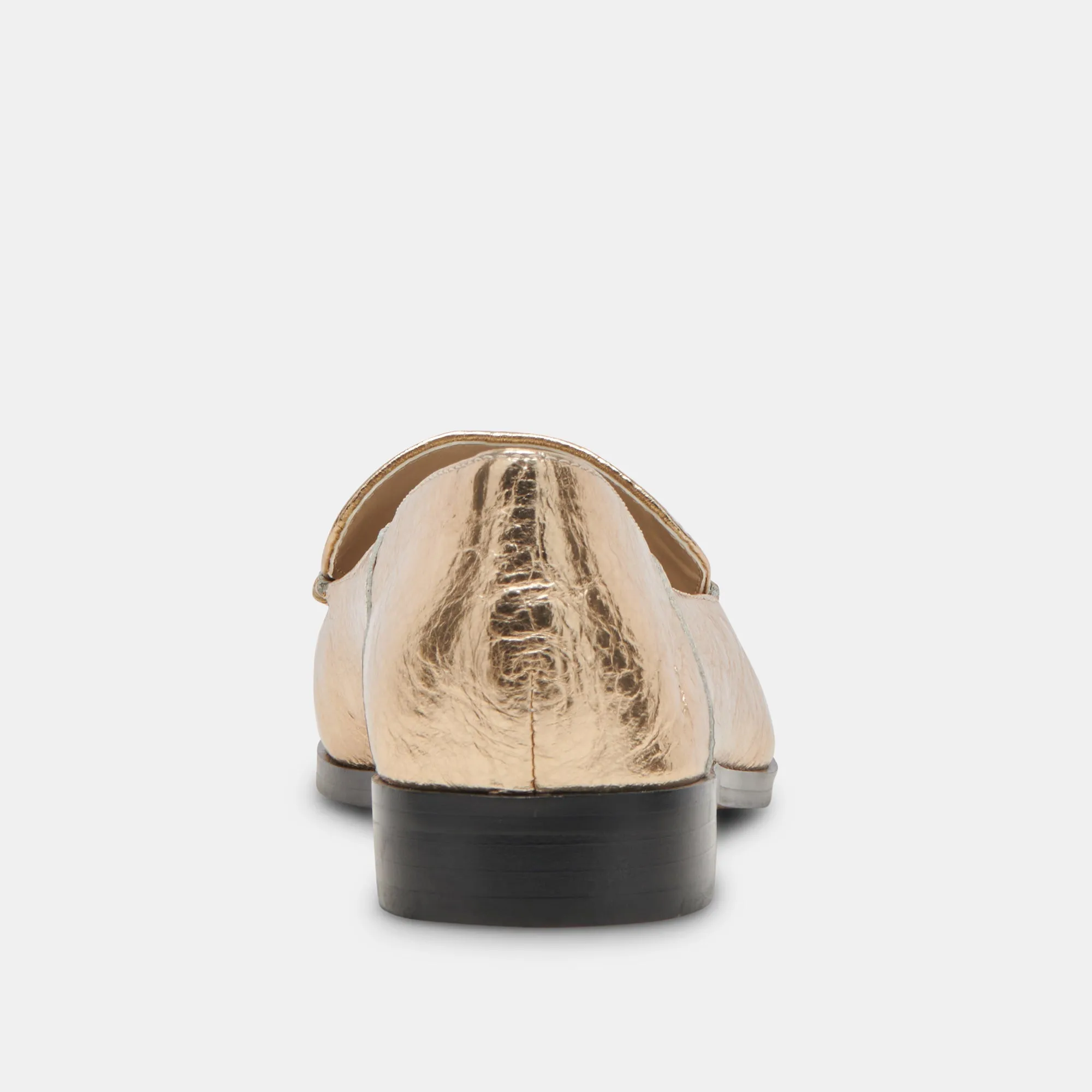 BENY FLATS GOLD ANTIKE LEDEROPTIK