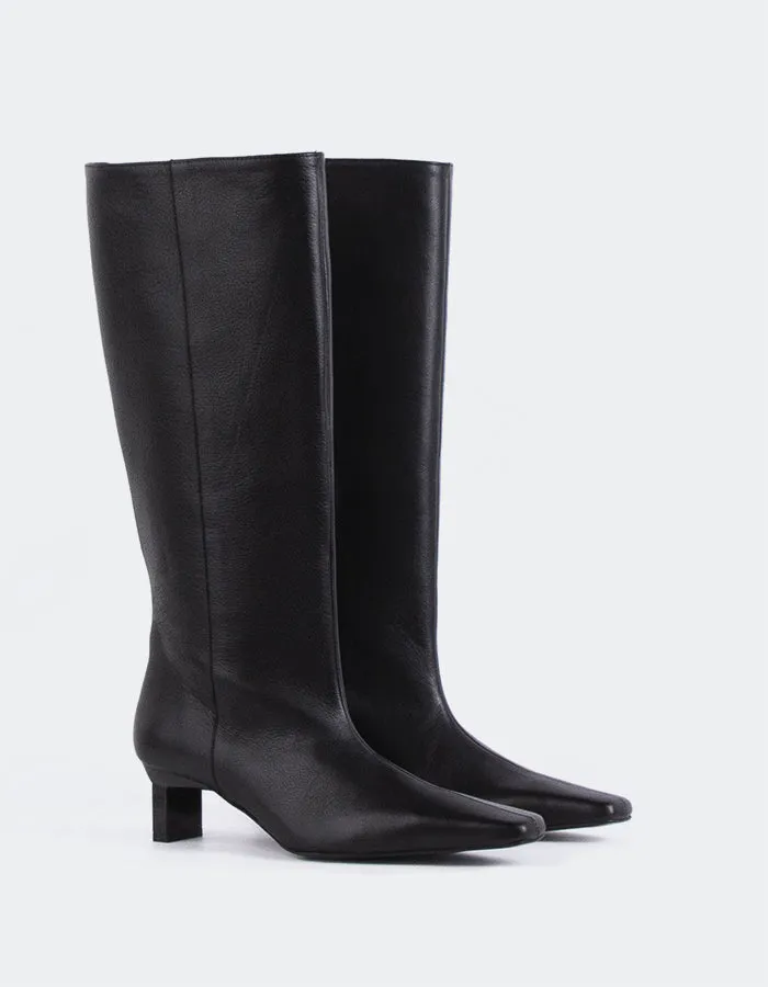 Blanzy Schwarzes Leder
