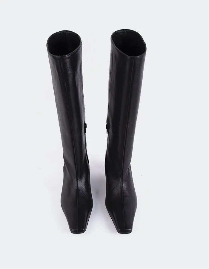 Blanzy Schwarzes Leder