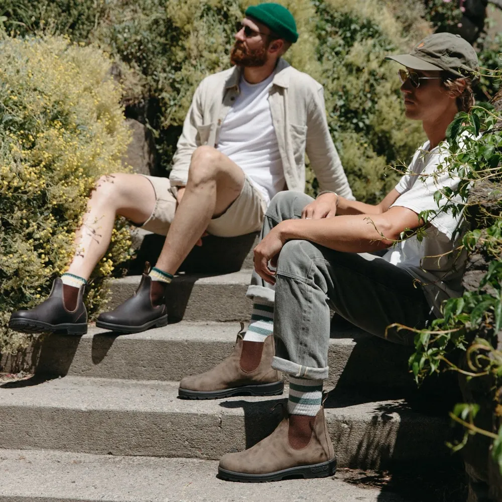 Blundstone 585 Chelsea Stiefel in Rustikal Braun