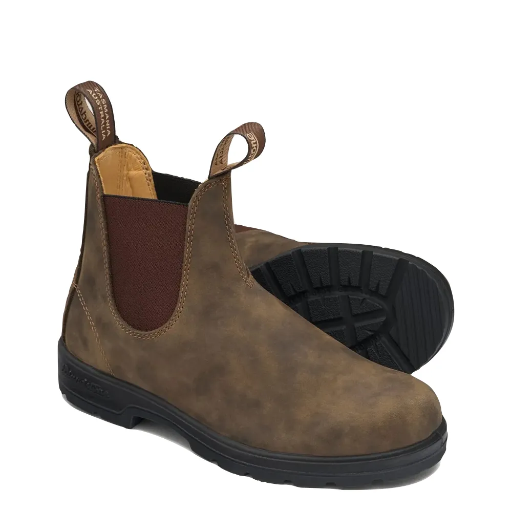Blundstone 585 Chelsea Stiefel in Rustikal Braun