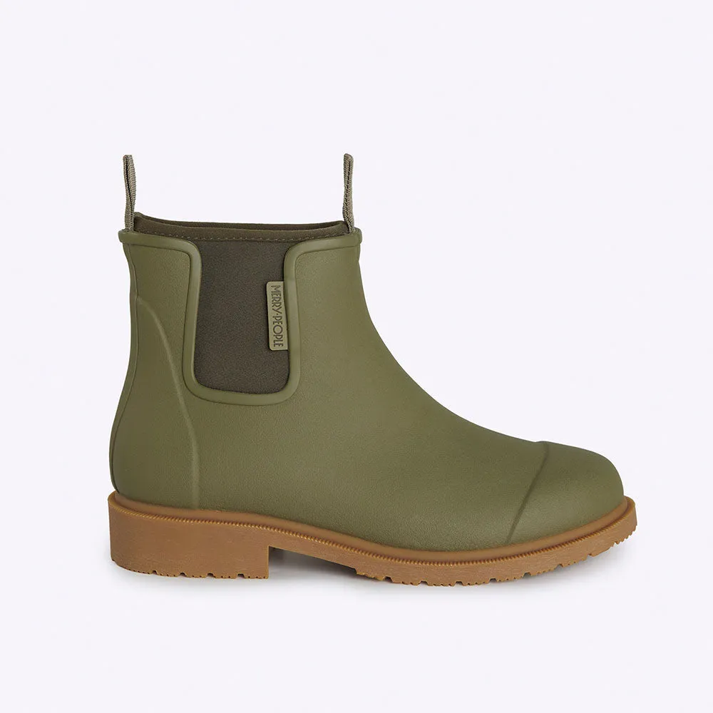 Bobbi Regenstiefel in Khaki Grün von Merry People