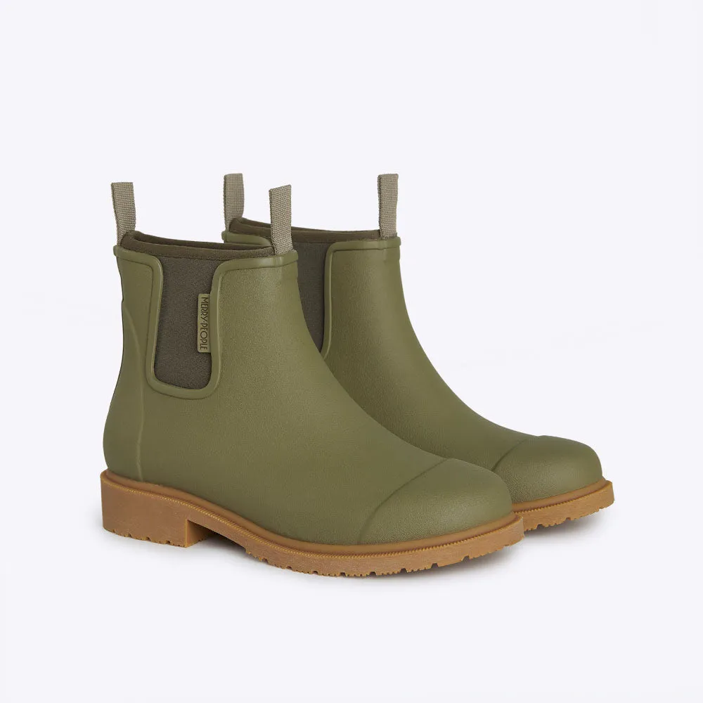 Bobbi Regenstiefel in Khaki Grün von Merry People