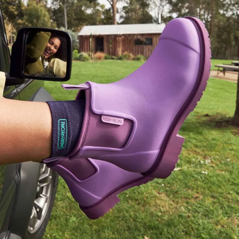 Bobbi Regenstiefel in Orchidee von Merry People