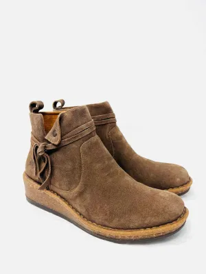 Größe 10 Geboren Taube Knoten Wildleder MIT KARTON!!! Schuhe Knöchelstiefel