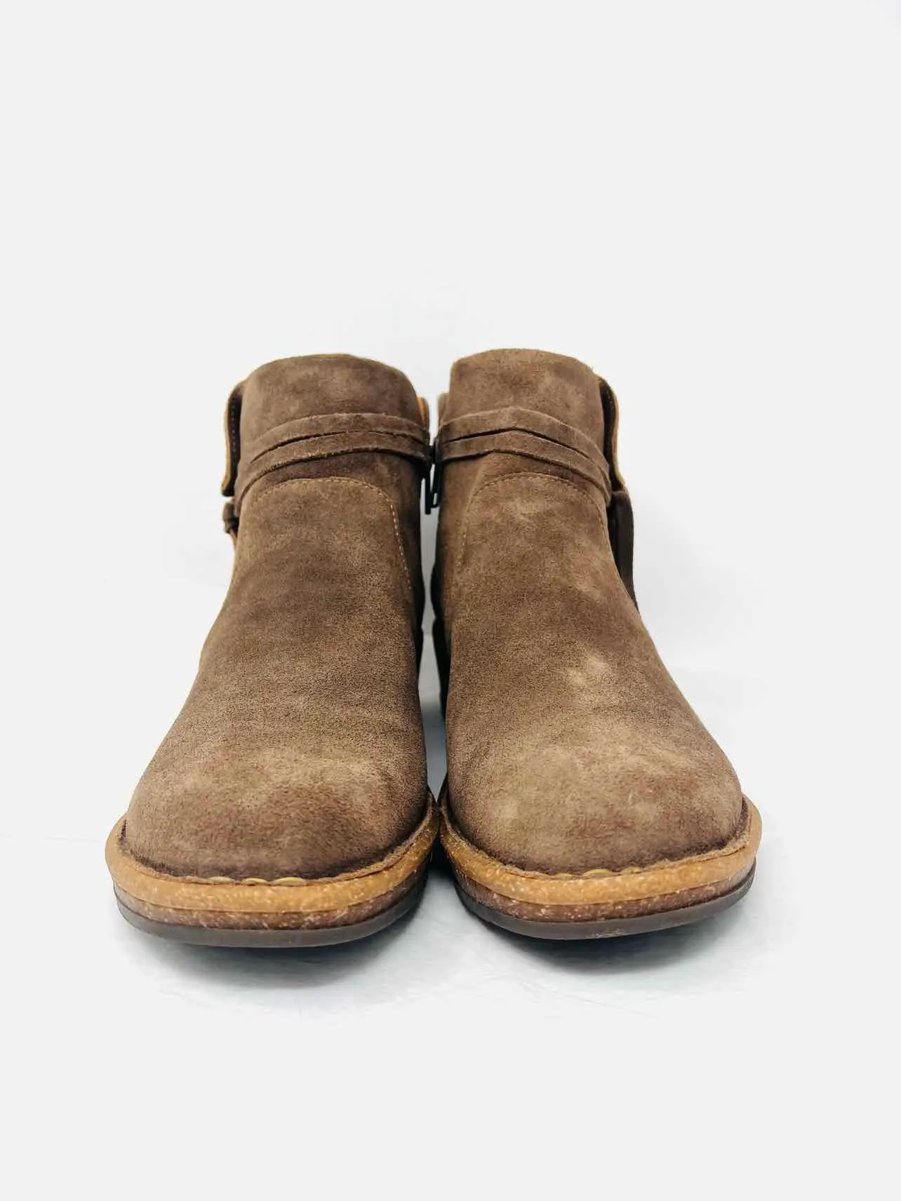 Größe 10 Geboren Taube Knoten Wildleder MIT KARTON!!! Schuhe Knöchelstiefel