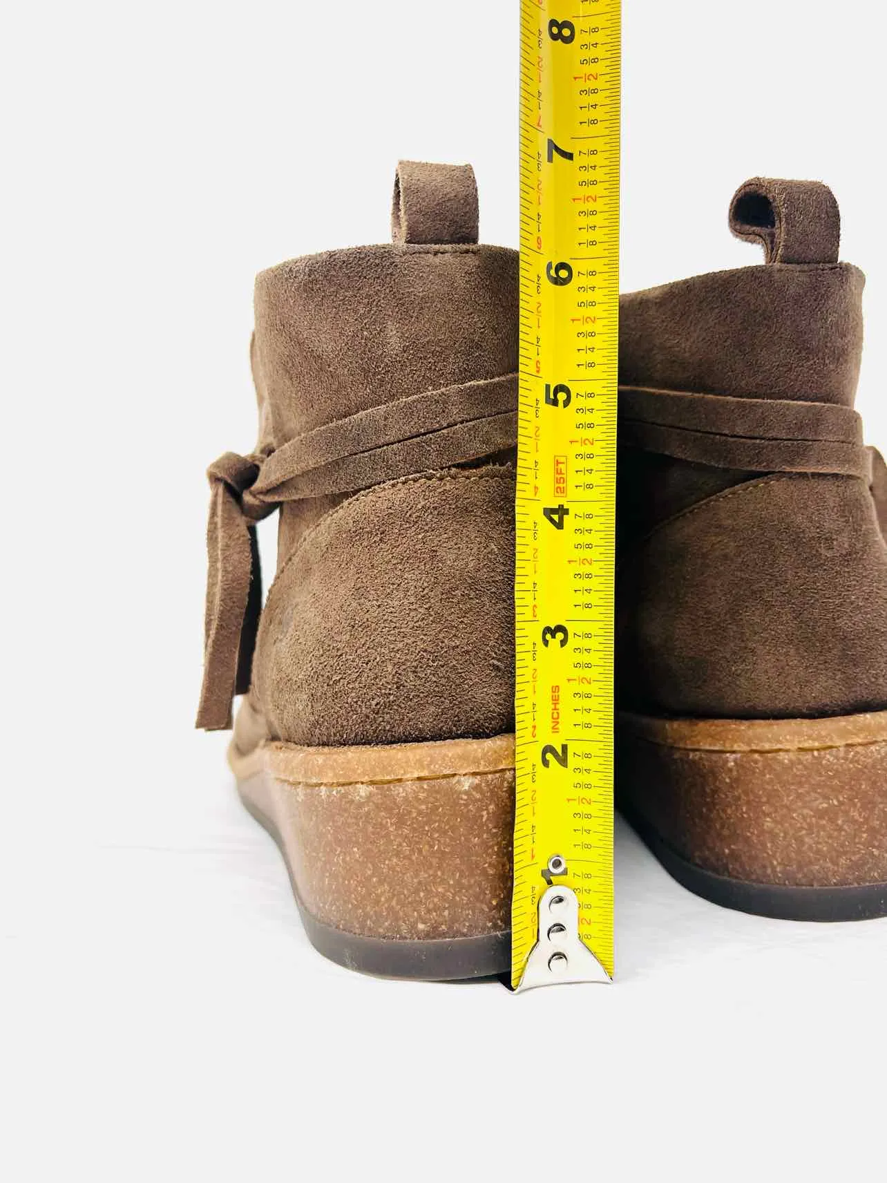 Größe 10 Geboren Taube Knoten Wildleder MIT KARTON!!! Schuhe Knöchelstiefel