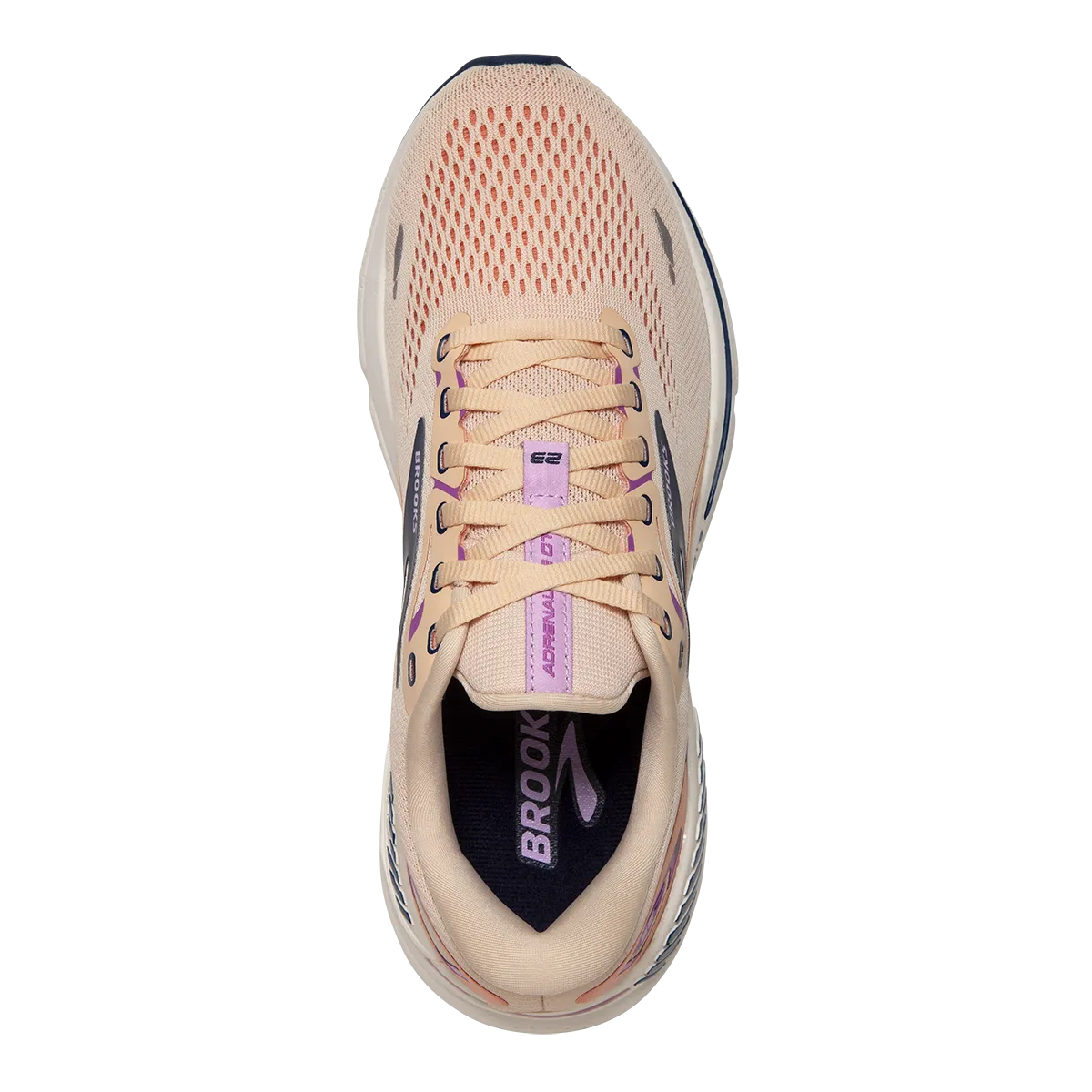 Brooks Adrenaline GTS 23 - Aprikose - Estate Blau - Orchidee