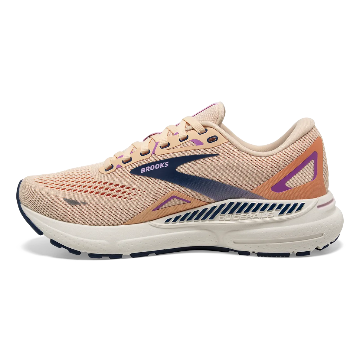 Brooks Adrenaline GTS 23 - Aprikose - Estate Blau - Orchidee