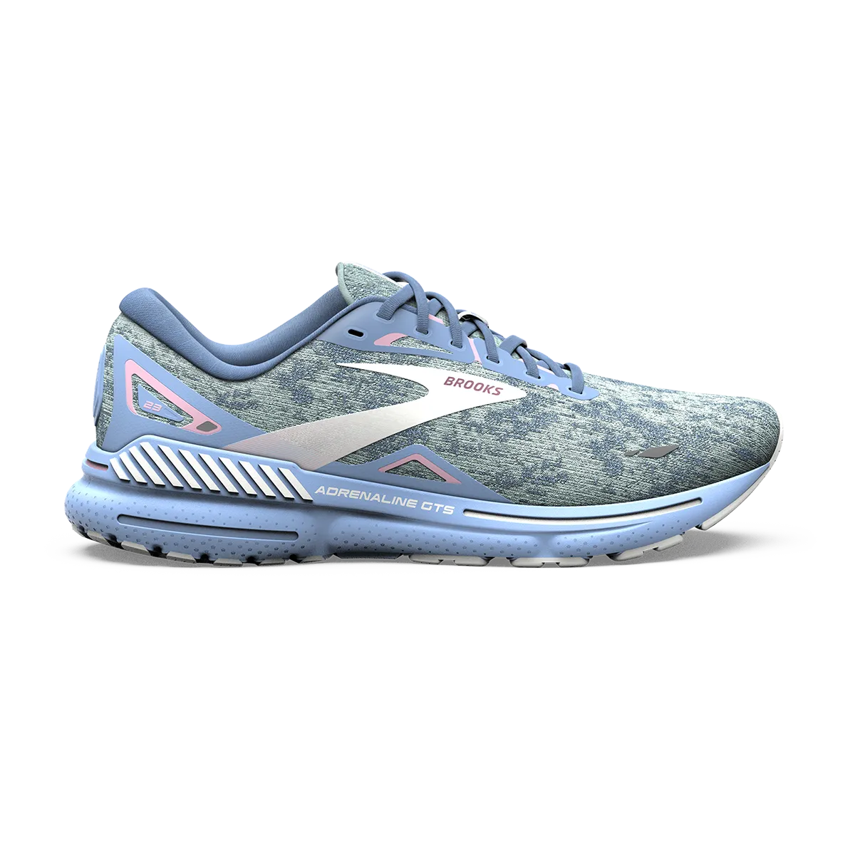 Brooks Adrenaline GTS 23 - Blau - Open Air - Rosa