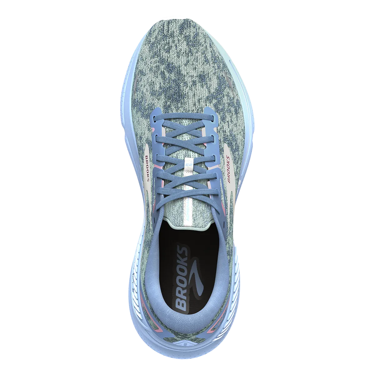 Brooks Adrenaline GTS 23 - Blau - Open Air - Rosa