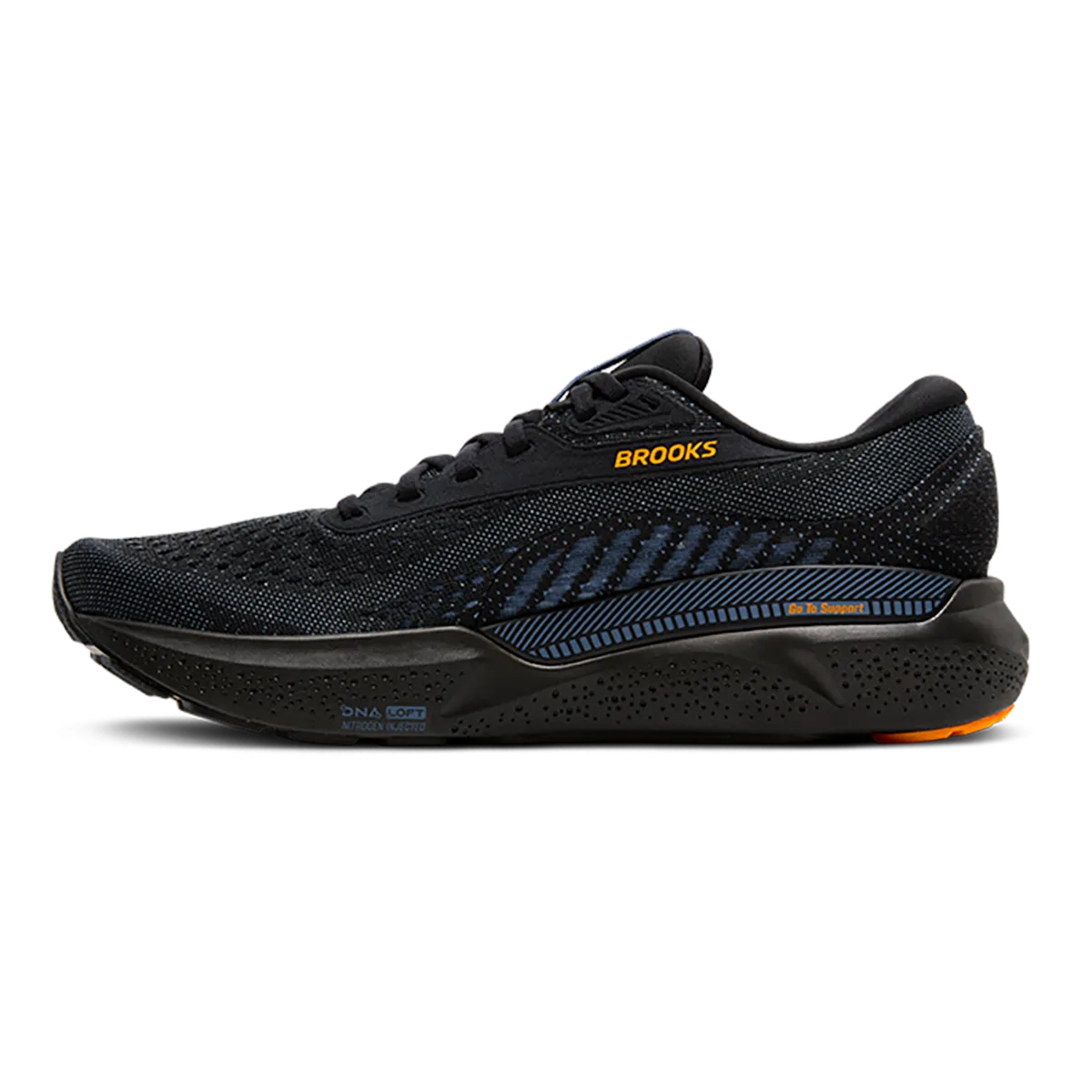 Brooks Adrenaline GTS 24 Schwarz - Land Blau - Orange