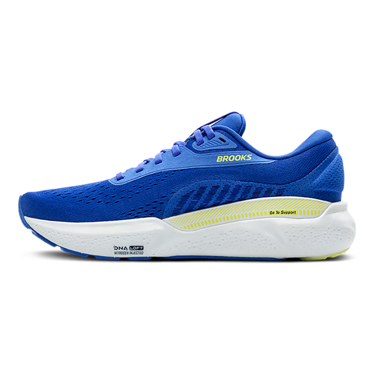 Brooks Adrenaline GTS 24 Kobalt - Neo Gelb - Peacoat