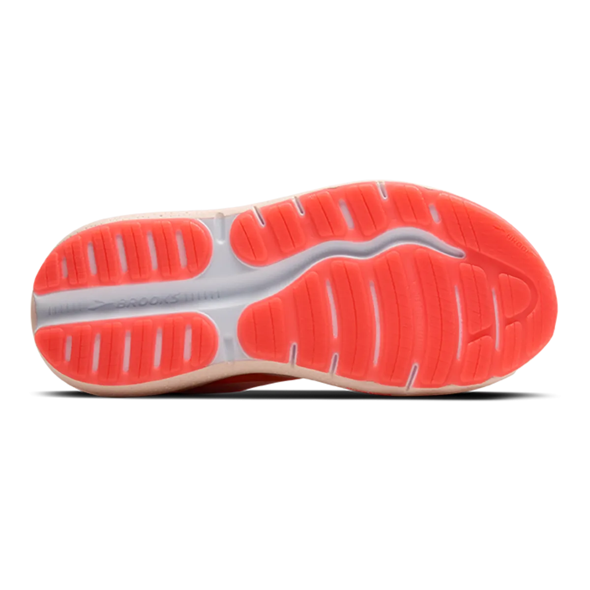 Brooks Ghost Max 2 - Weiß - Pfirsich - Koralle