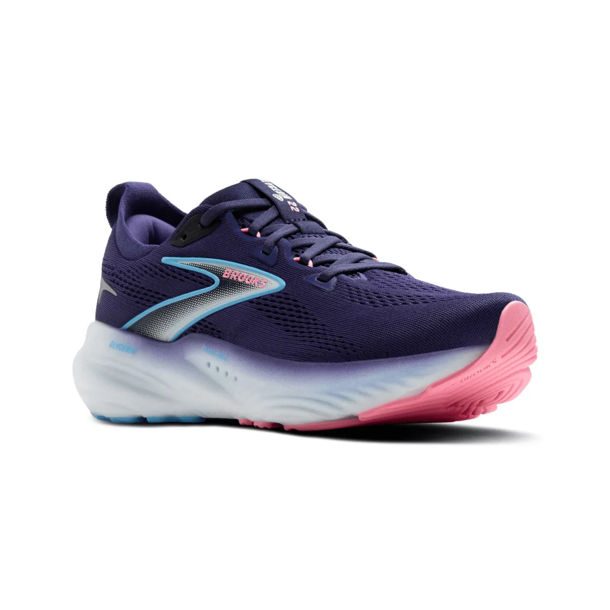 Brooks Damen Glycerine 22 Blaues Band/Peacoat/Dianthus