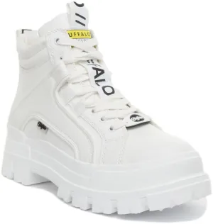 Buffalo Aspha NC Mid In Weiß Für Damen Schuhe Buffalo