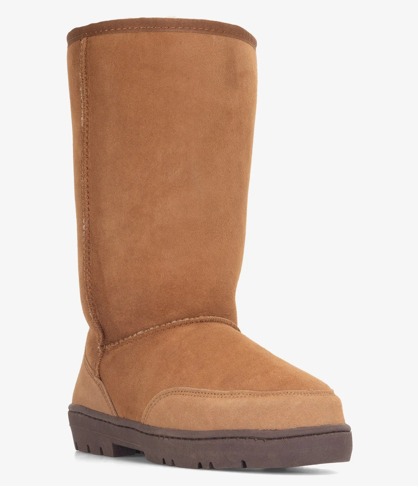 Burleigh Tall Twinface Schaffell-Stiefel mit robuster Sohle - Damen