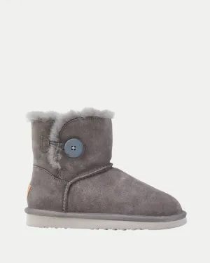 Button Ugg Dunkelgrau