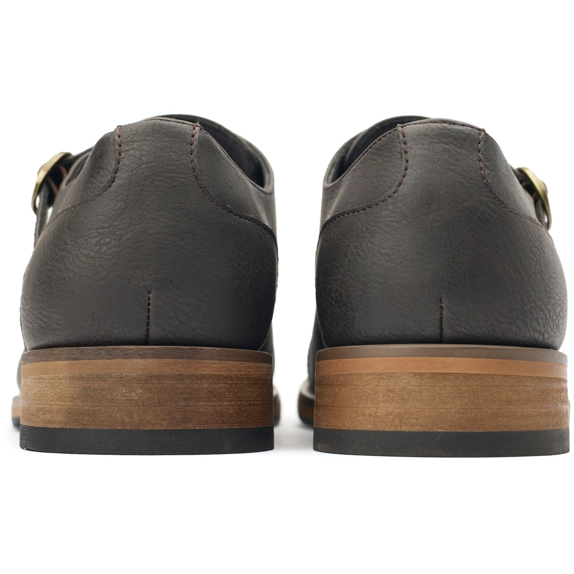 Chervil 2 Herren-Vegan-Leder-Mönchsschuhe | Braun